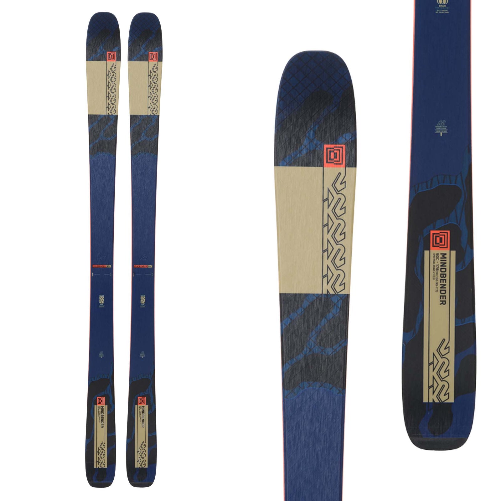 K2 Men's Mindbender 90 C Ski 2024 160
