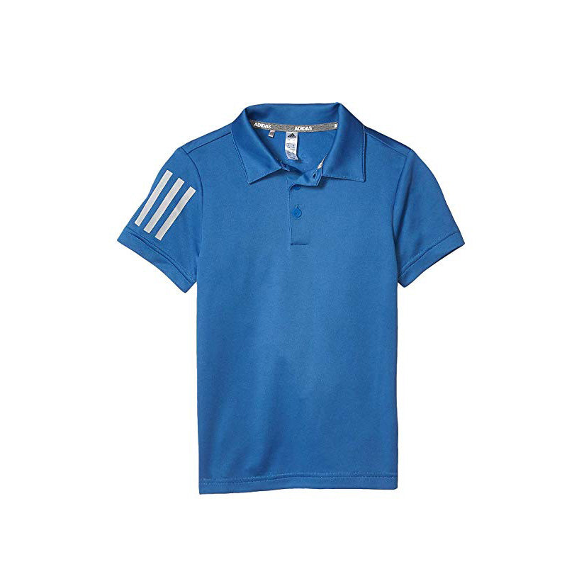 Adidas Boy's 3-Stripes Golf Polo 2023 TRACE ROYAL