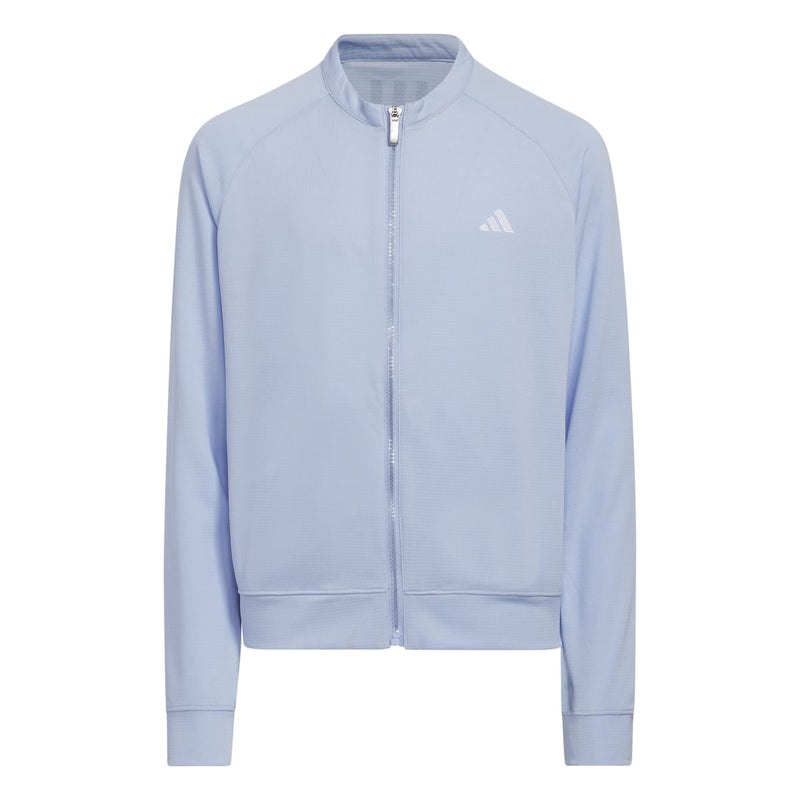 Adidas Girl's Full-Zip Versatile Golf Jacket 2023 BLUE DAWN