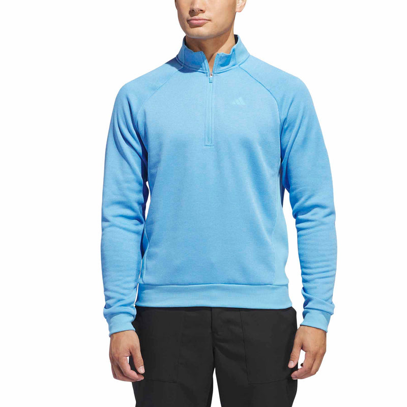 Adidas Men's DWR Quarter-Zip Pullover 2024 SEMI BLUE BURST/BLUE BURST