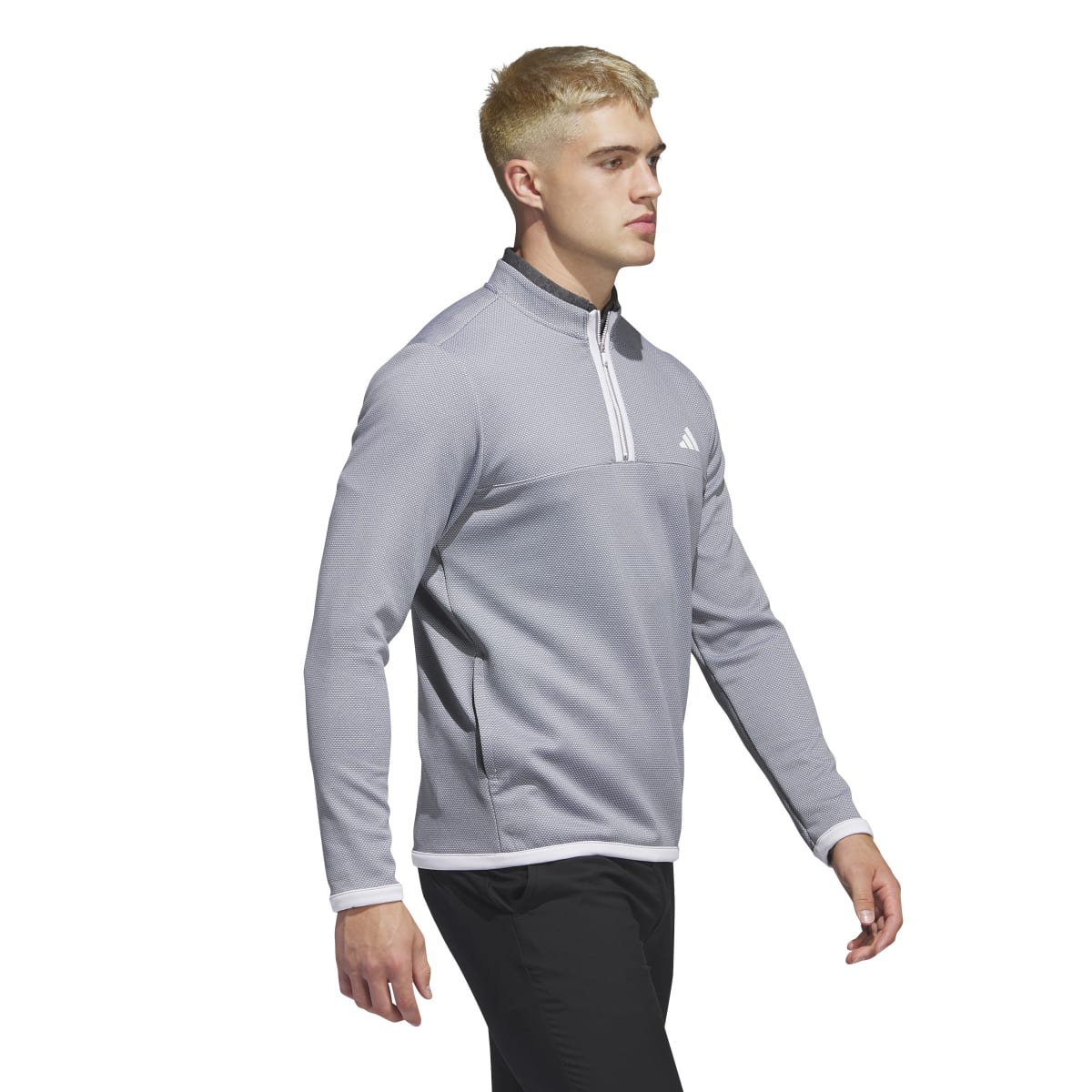 Adidas Men's Microdot Quarter-Zip Golf Pullover 2023 