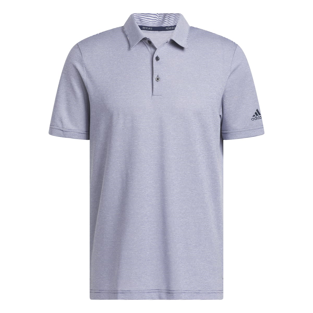 Adidas Men's Ottoman Stripe Golf Polo Shirt 2023 COLLEGIATE NAVY