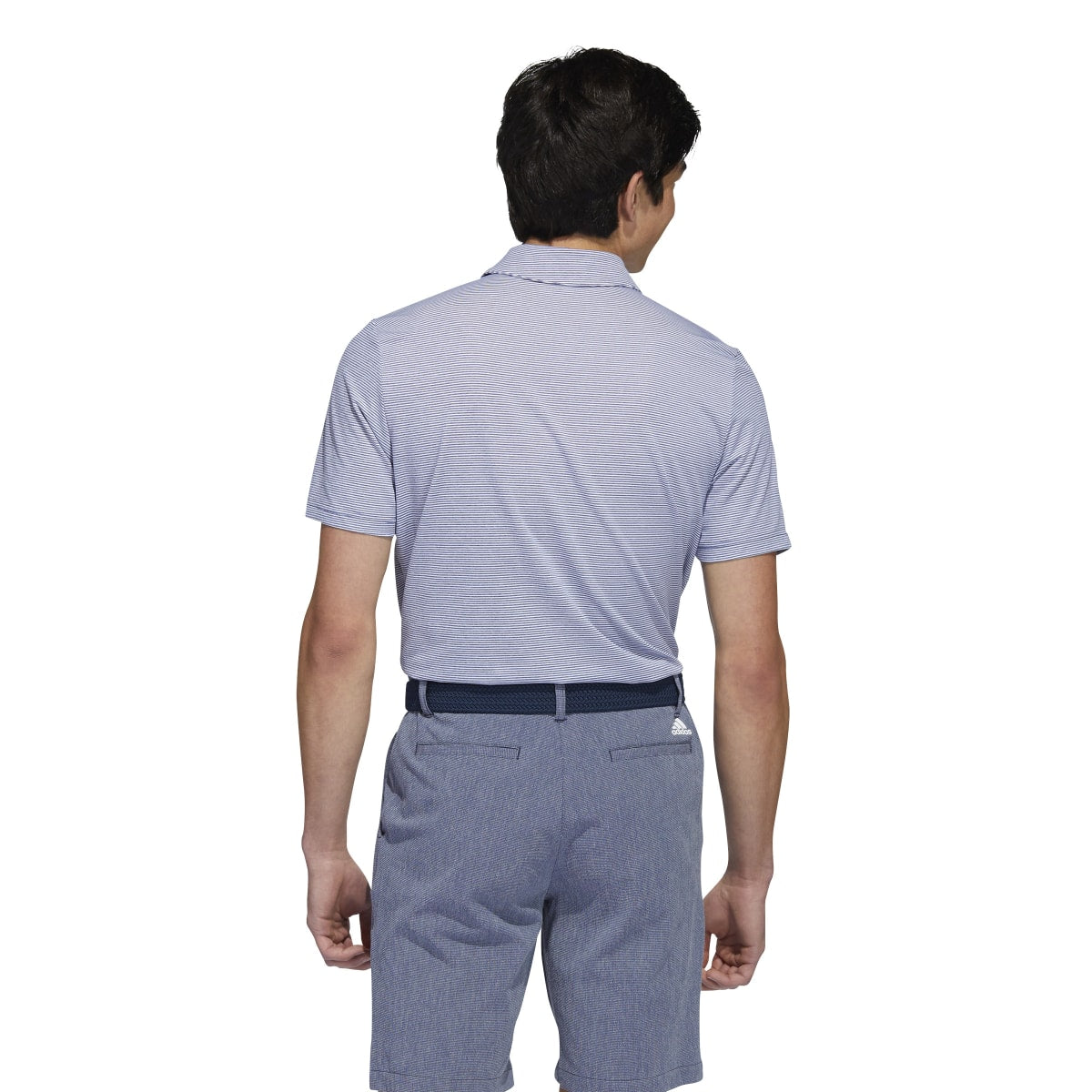 Adidas Men's Ottoman Stripe Golf Polo Shirt 2023 