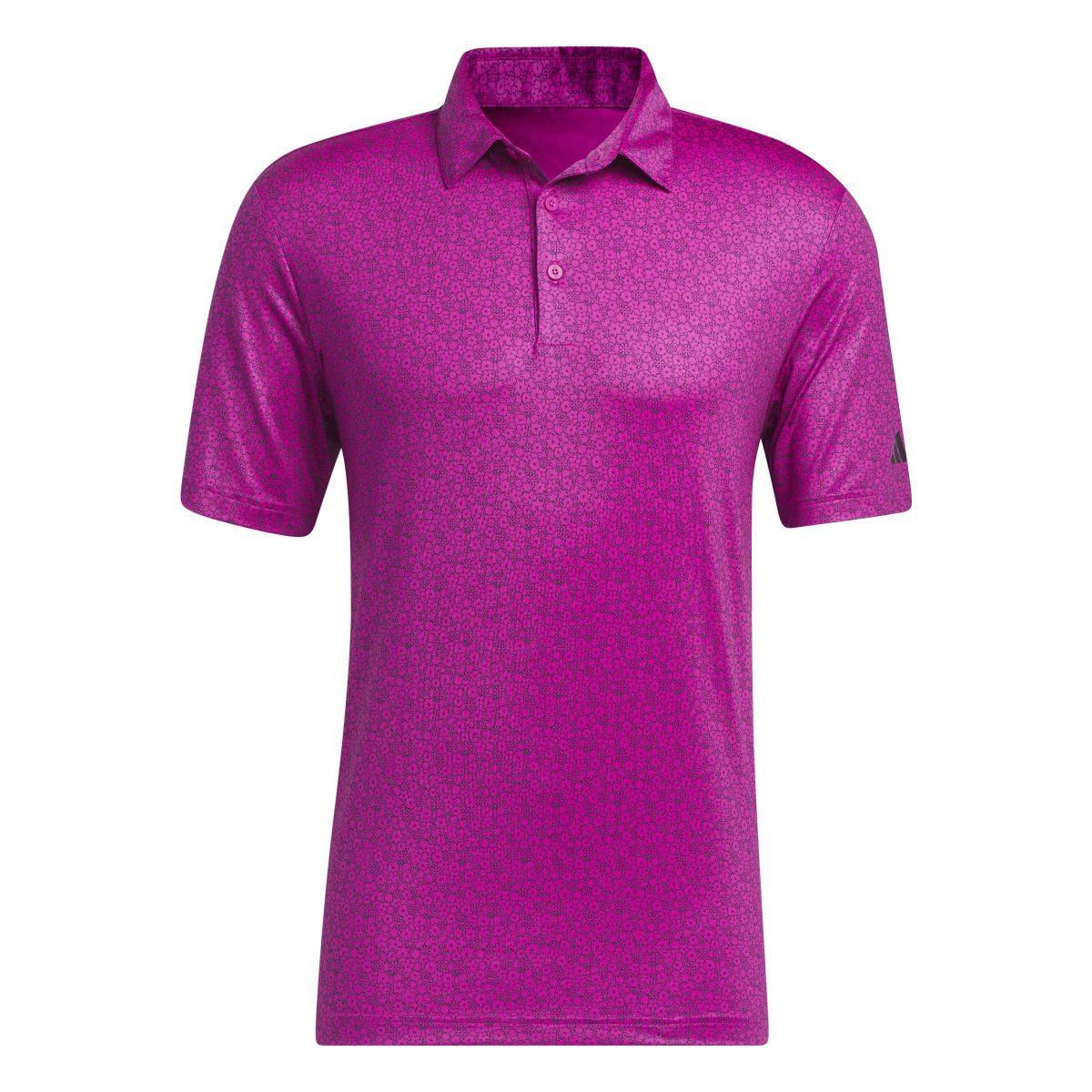 Adidas Men's Ultimate365 All-Over Print Golf Polo 2023 LUCID FUCHSIA