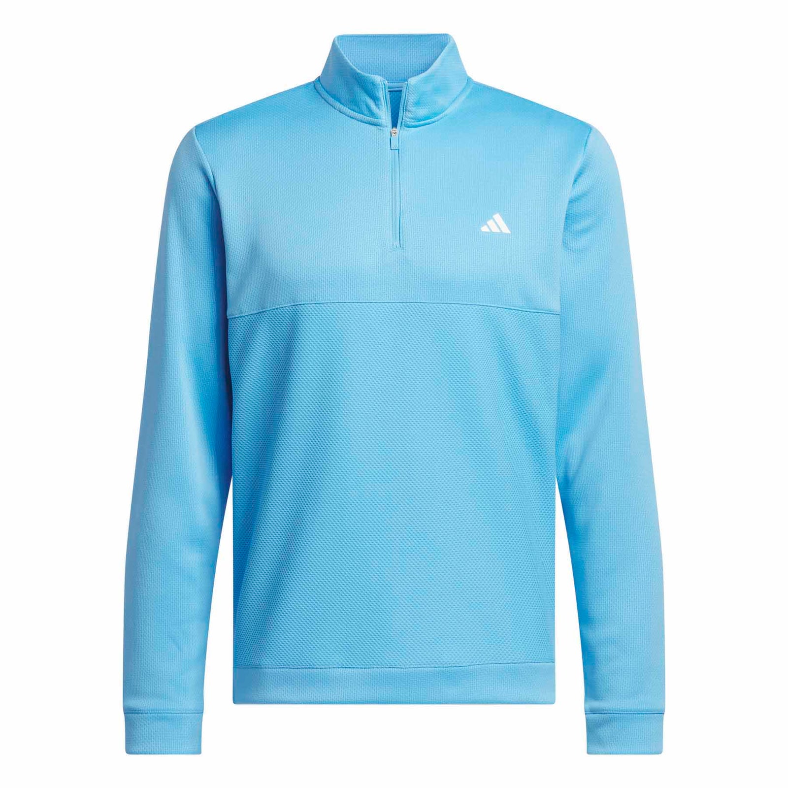 Adidas Men's Ultimate365 Textured Quarter-Zip Top 2024 SEMI BLUE BURST