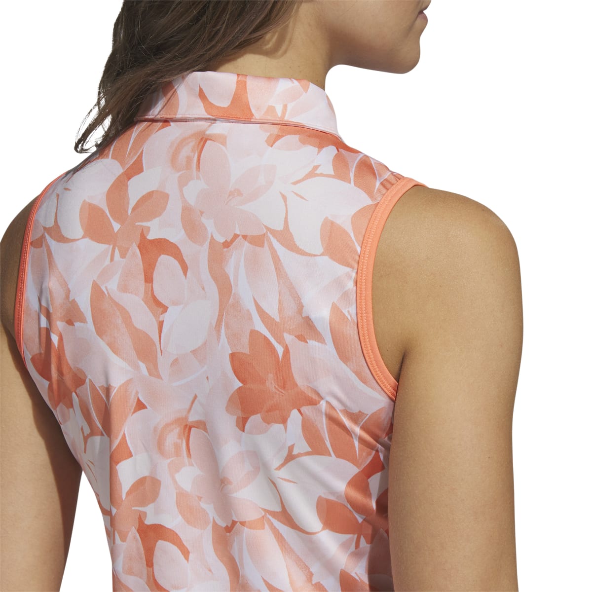 Adidas Women's Floral Sleeveless Polo Shirt 2023 