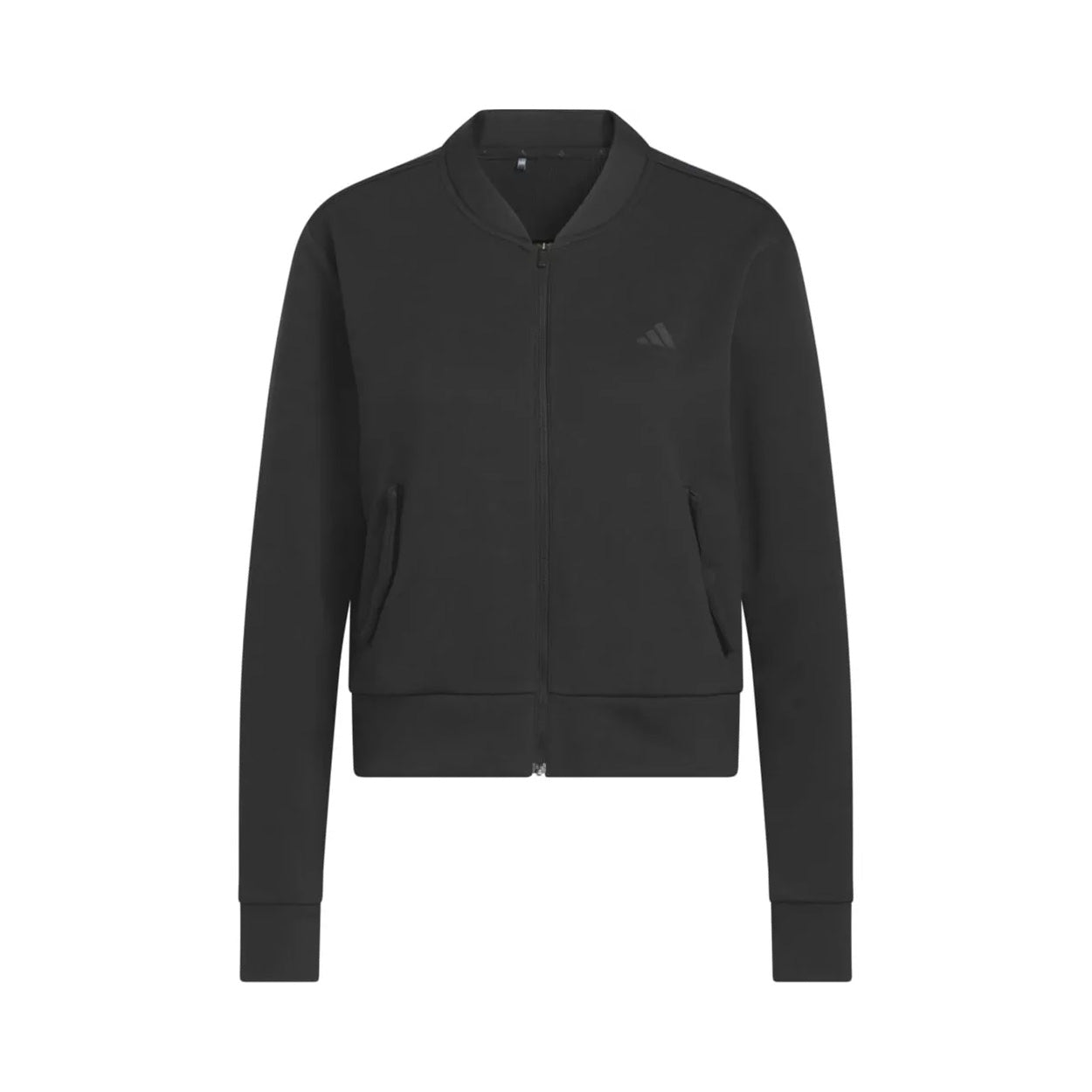 Adidas Women's Knit Golf Bomber Jacket 2023 BLACK