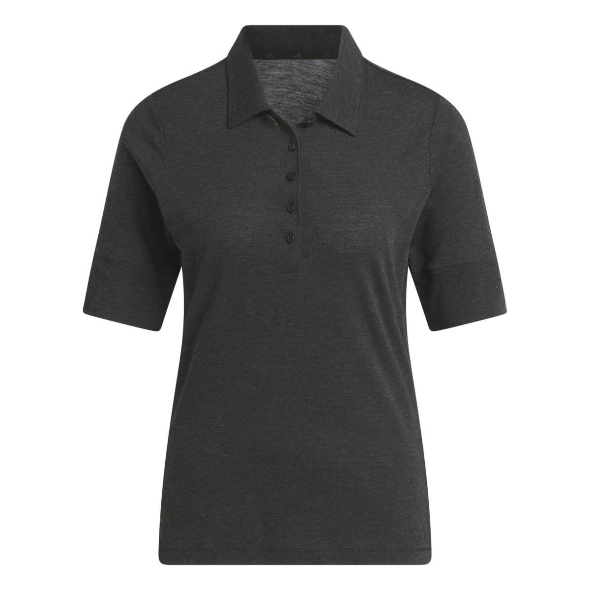 Adidas Women's Mélange Golf Polo Shirt 2023 BLACK MELANGE