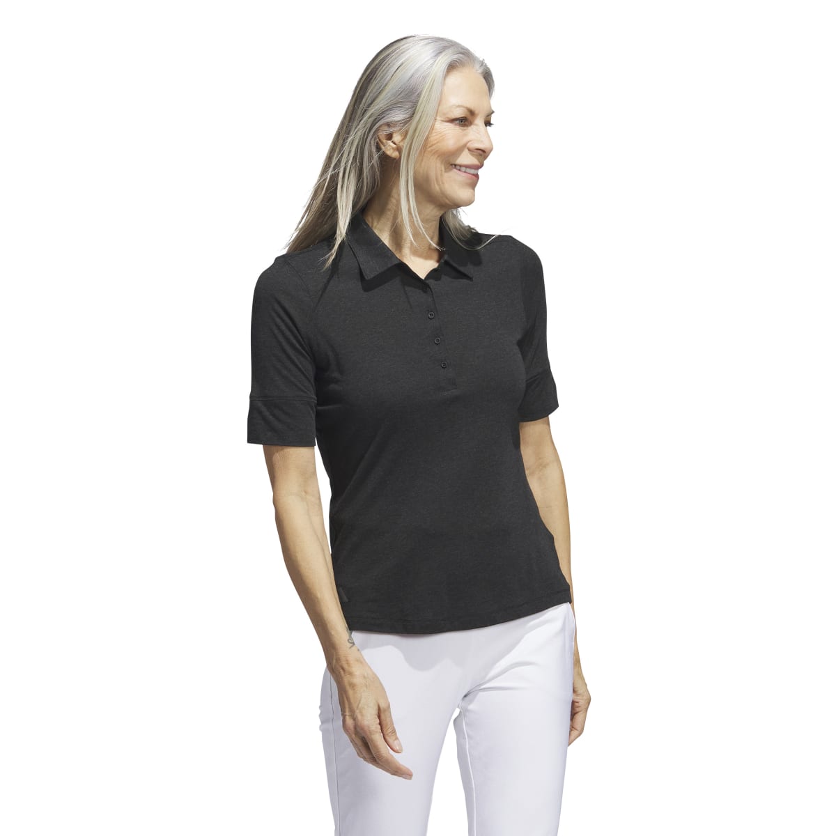 Adidas Women's Mélange Golf Polo Shirt 2023 