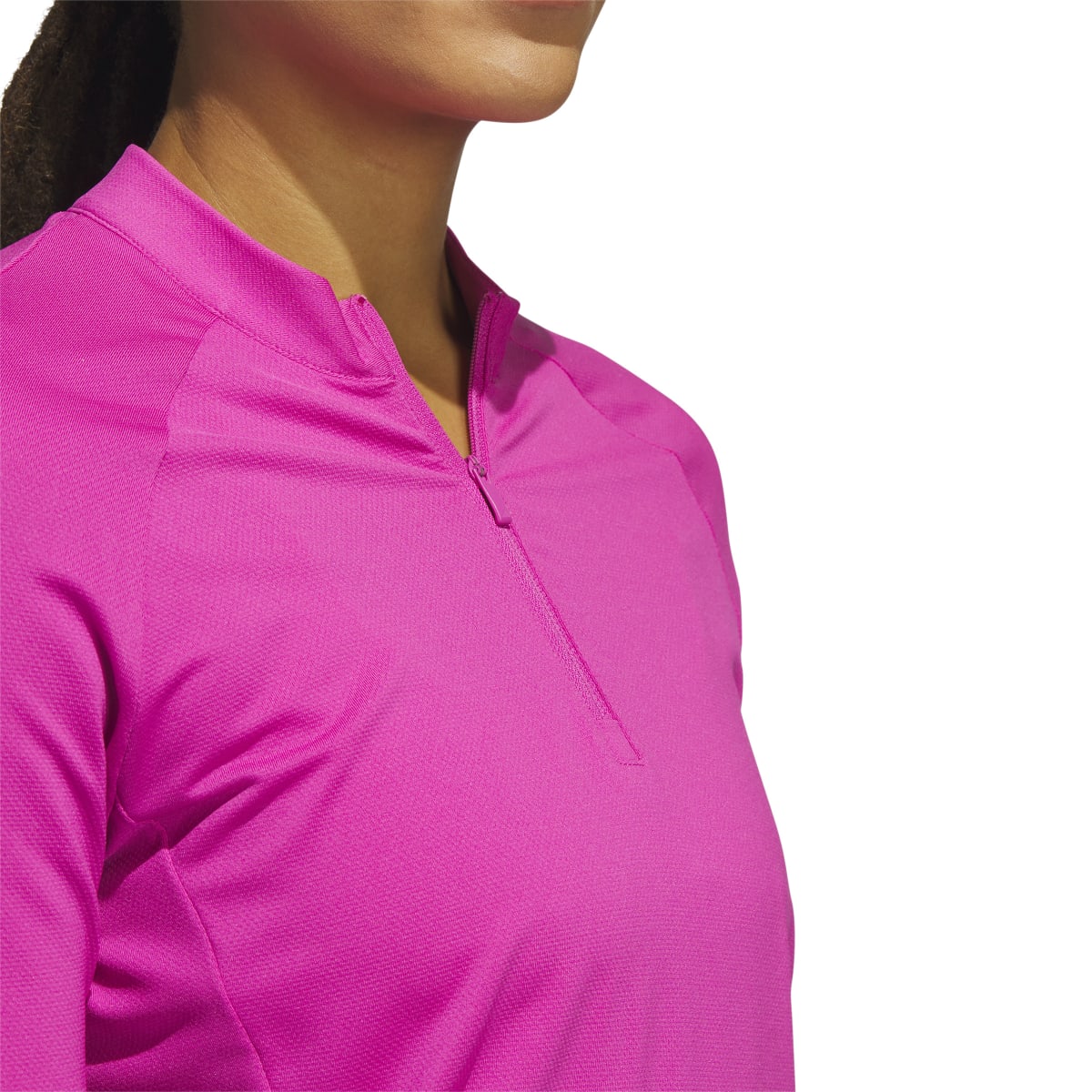 Adidas Women's Ultimate365 Solid Quarter-Zip Mock Golf Shirt 2023 