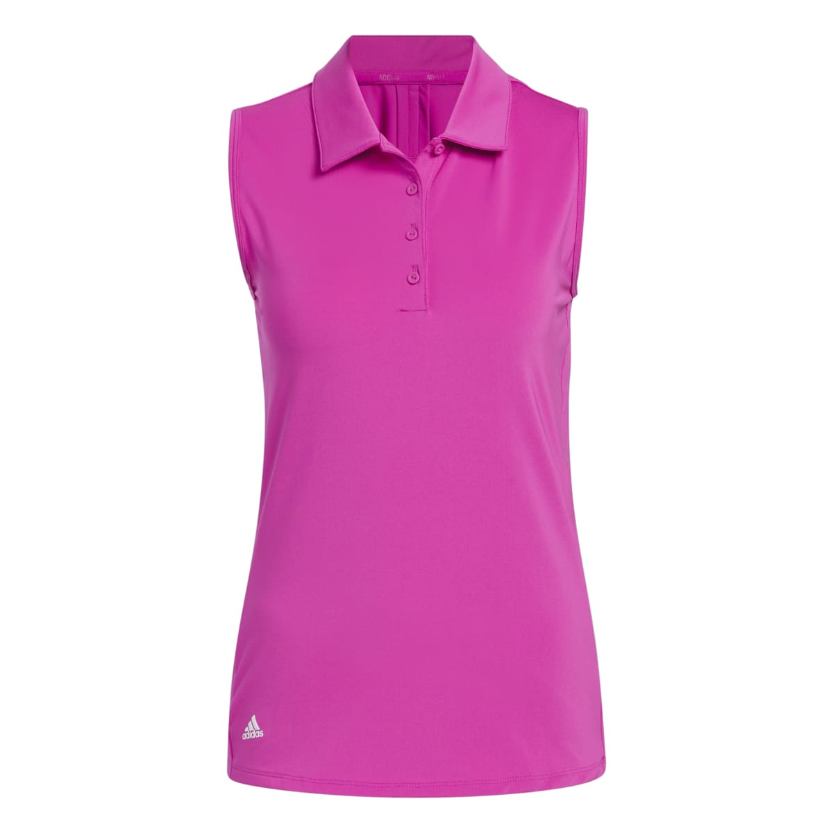 Adidas Women's Ultimate365 Solid Sleeveless Polo Shirt 2023 LUCID FUCHSIA