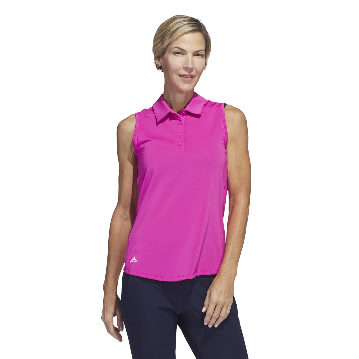 Adidas Women's Ultimate365 Solid Sleeveless Polo Shirt 2023 
