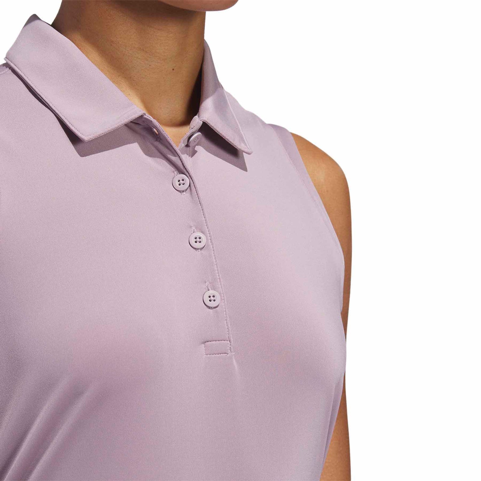 Adidas Women's Ultimate365 Solid Sleeveless Polo Shirt 2024 