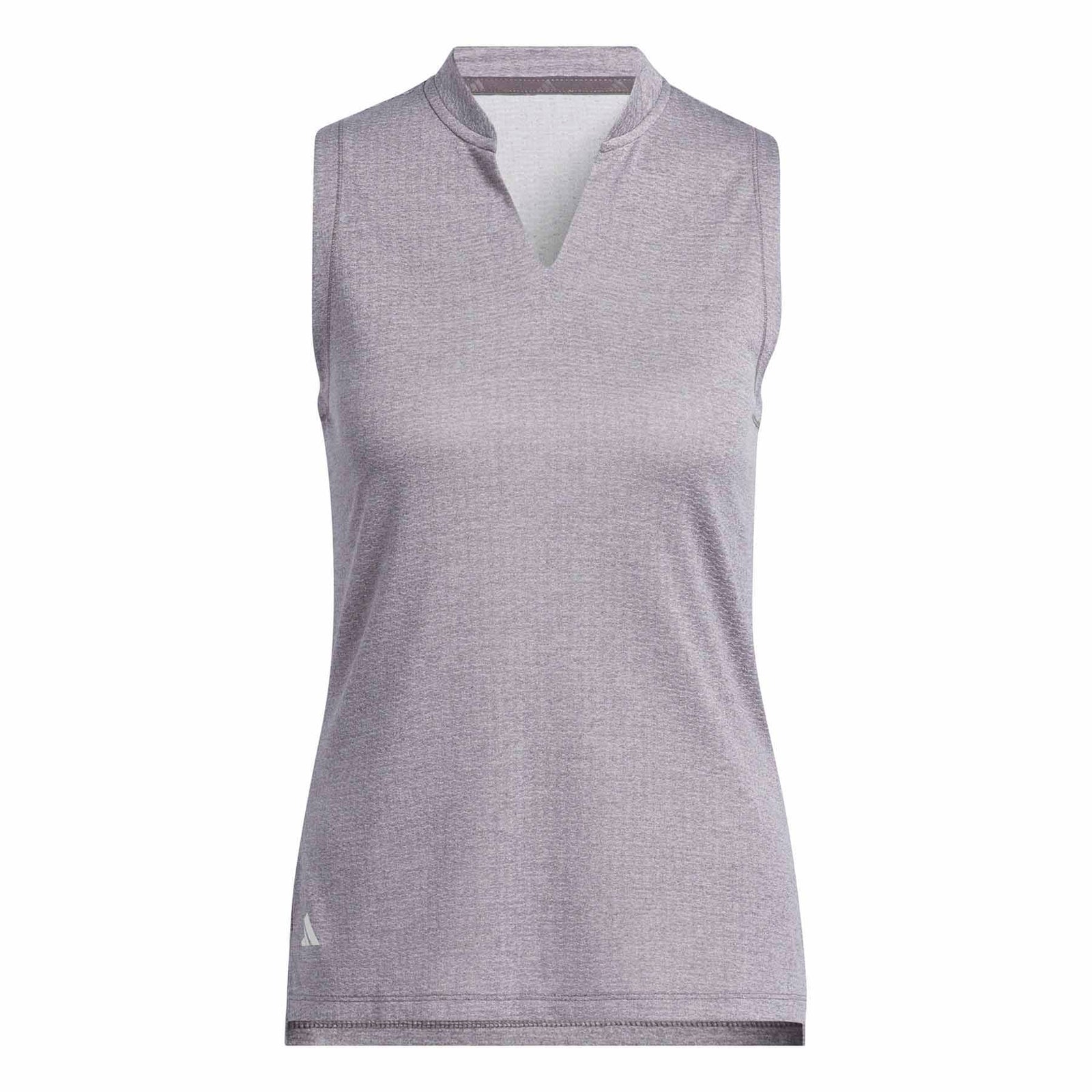 Adidas Women's Ultimate365 Textured Sleeveless Polo Shirt 2024 CHARCOAL