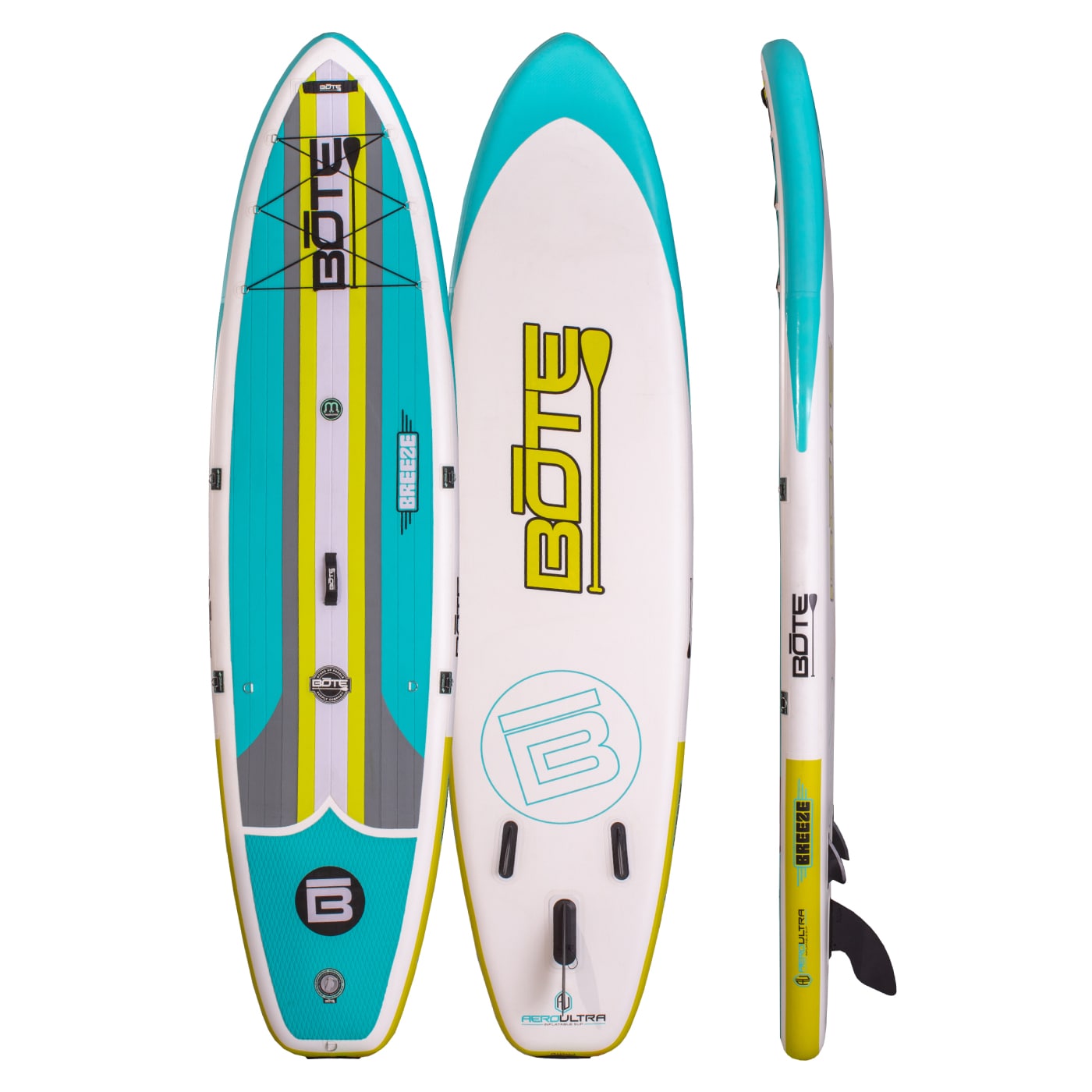 BOTE Aero Breeze Inflatable Paddle Board 11'6 FULL TRAX CITRON