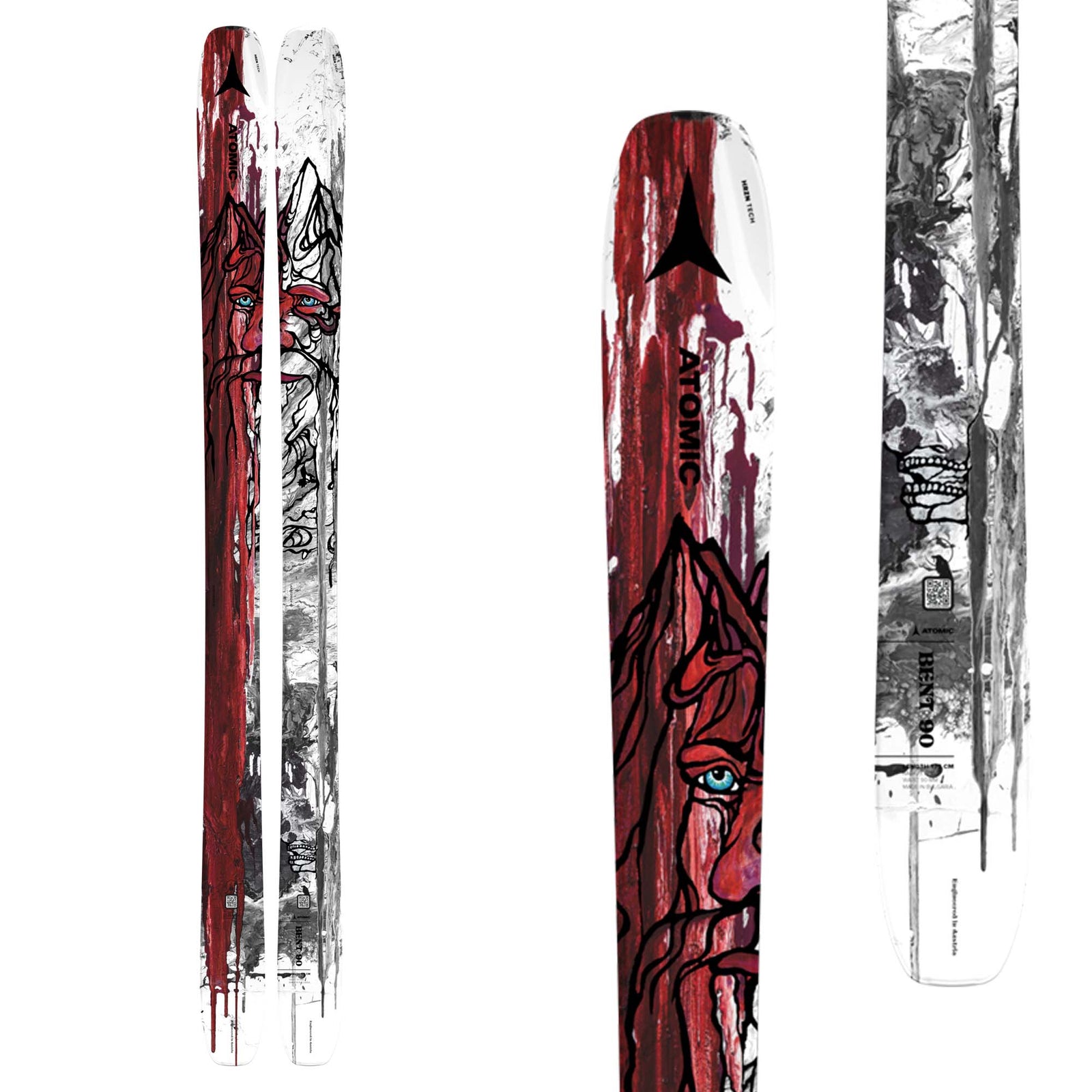 Atomic Men's Bent 90 Skis 2024 ASSORTED