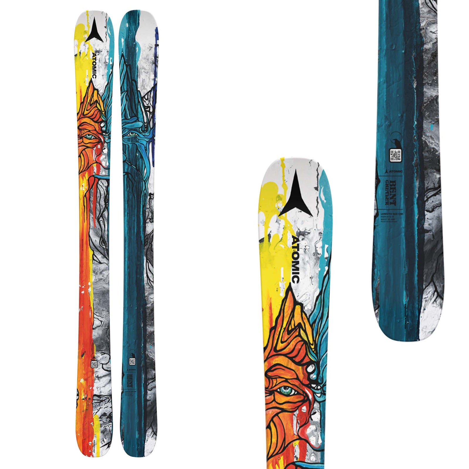 Atomic Kid's Bent Chetler Mini Skis 2024 ASSORTED