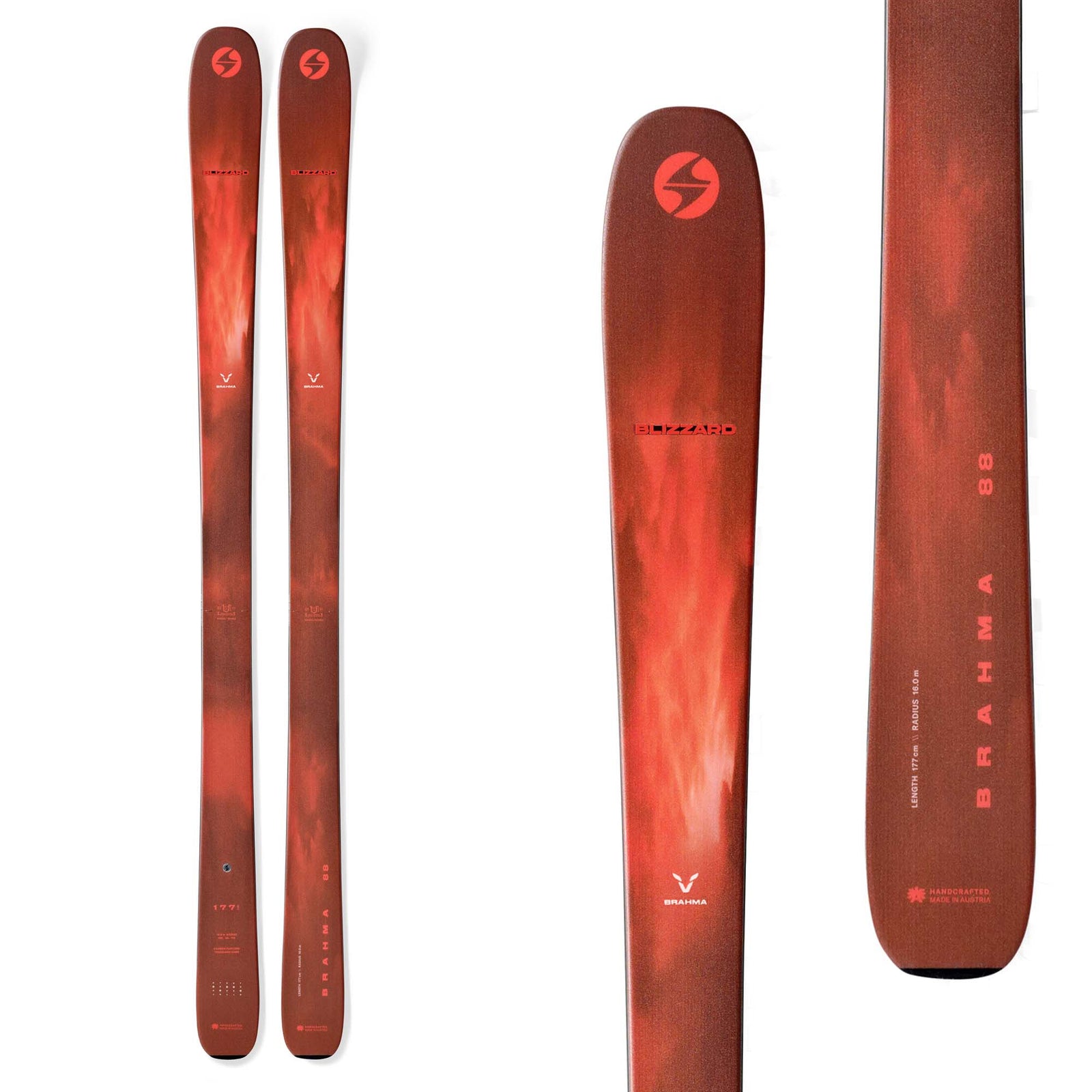 Blizzard Men's Brahma 88 Skis 2024 ASSORTED