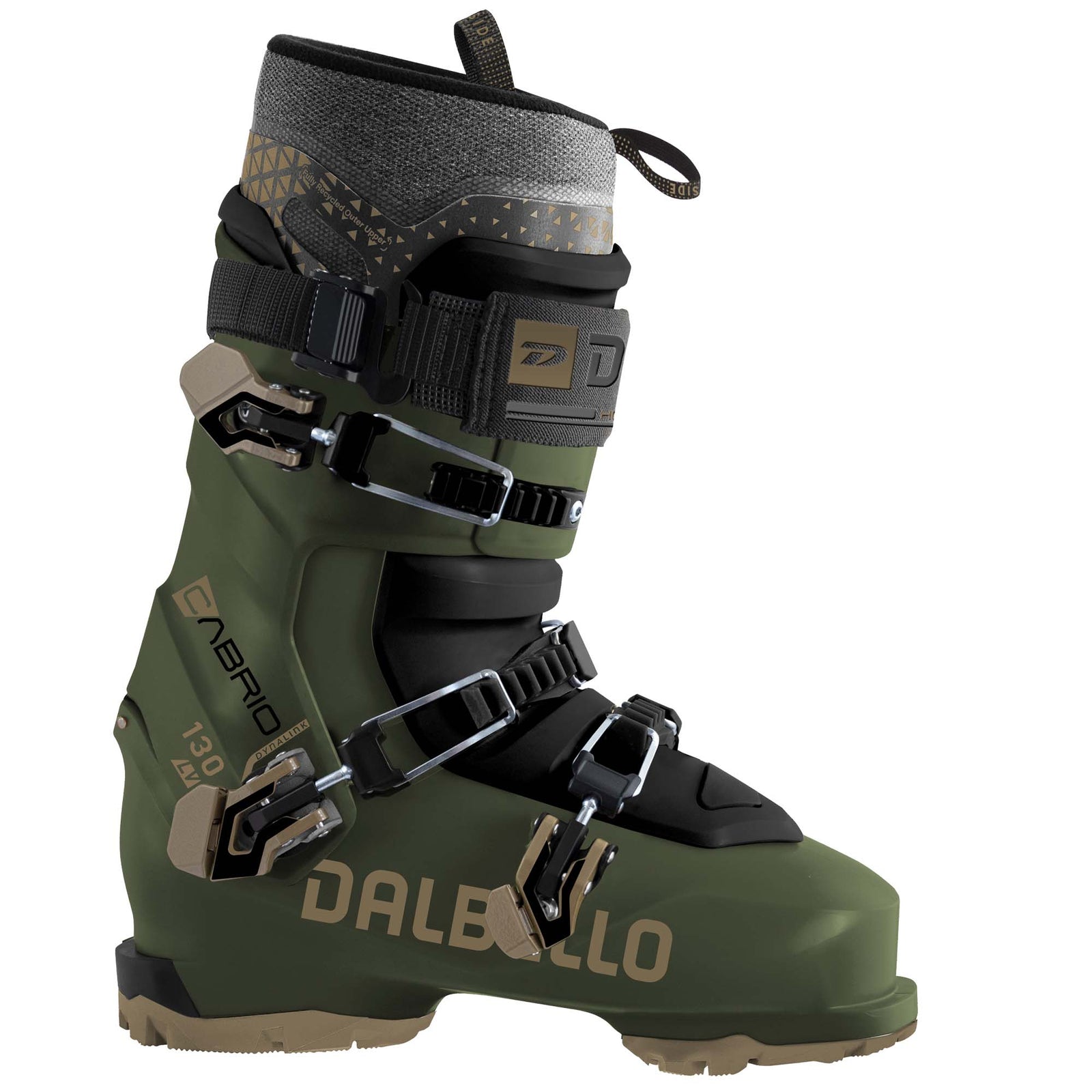 Dalbello Men's Cabrio LV 130 Ski Boots 2024 MOSS GREEN/BLK