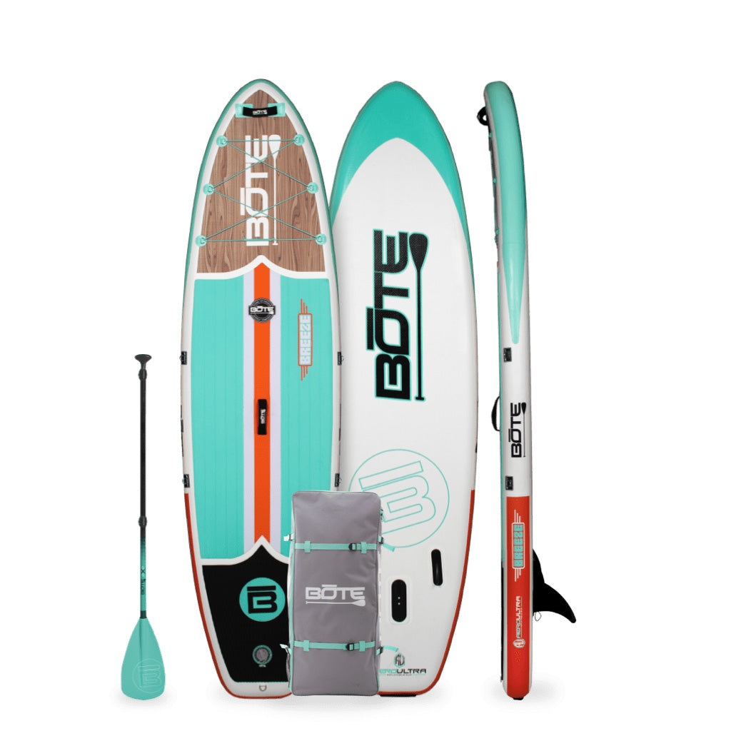 BOTE Aero Breeze Inflatable Paddle Board 11'6 CLASSIC TEAK