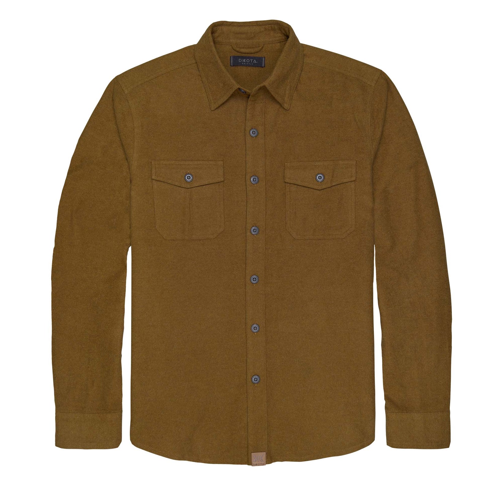 Dakota Grizzly Men's Major Chamois Button-Up 2024 WHISKEY HEATHER