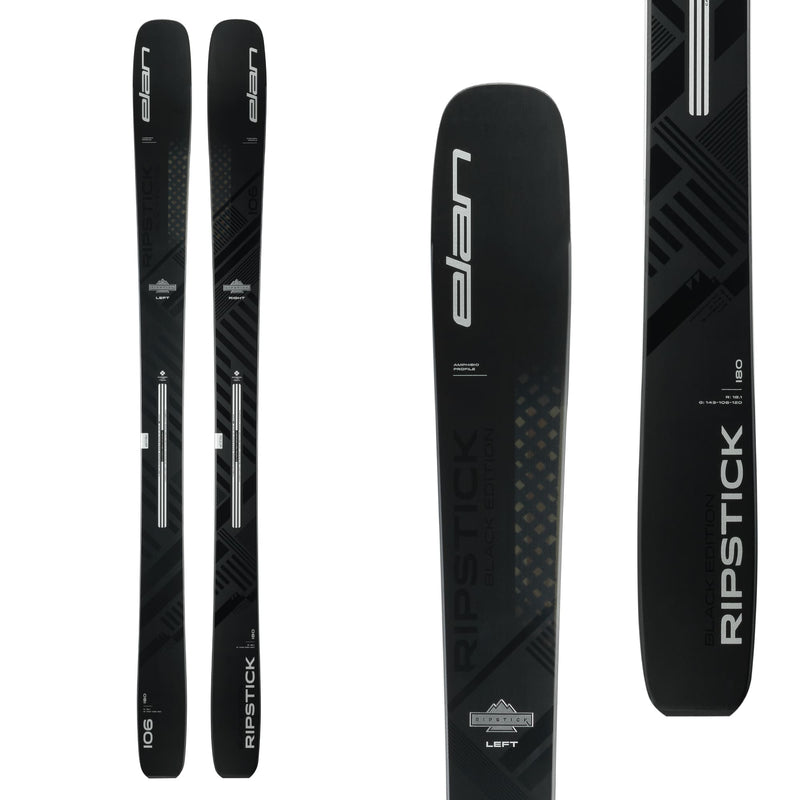 Elan Men's Ripstick 106 Black Edition Skis 2024 ASSORTED
