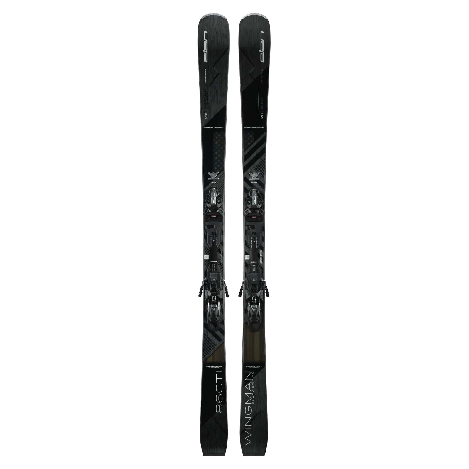 Elan Men's Wingman 86 Black Edition Skis + FX EMX 12.0 GW Bindings 2025 