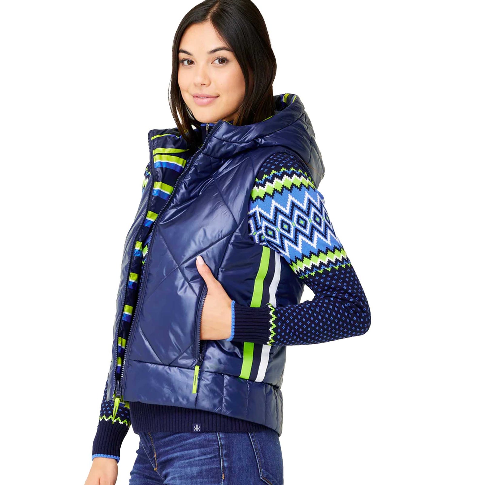 Krimson Klover Women's Vesta Hooded Reversible Vest 2024 