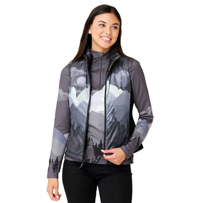 Krimson Klover Women's Sela Reversible Vest 2024 BLACK