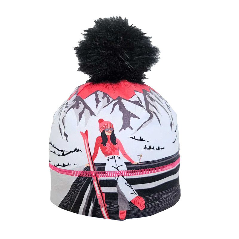 Krimson Klover Women's Apres Anyone Illustrated Beanie 2024 ROUGE