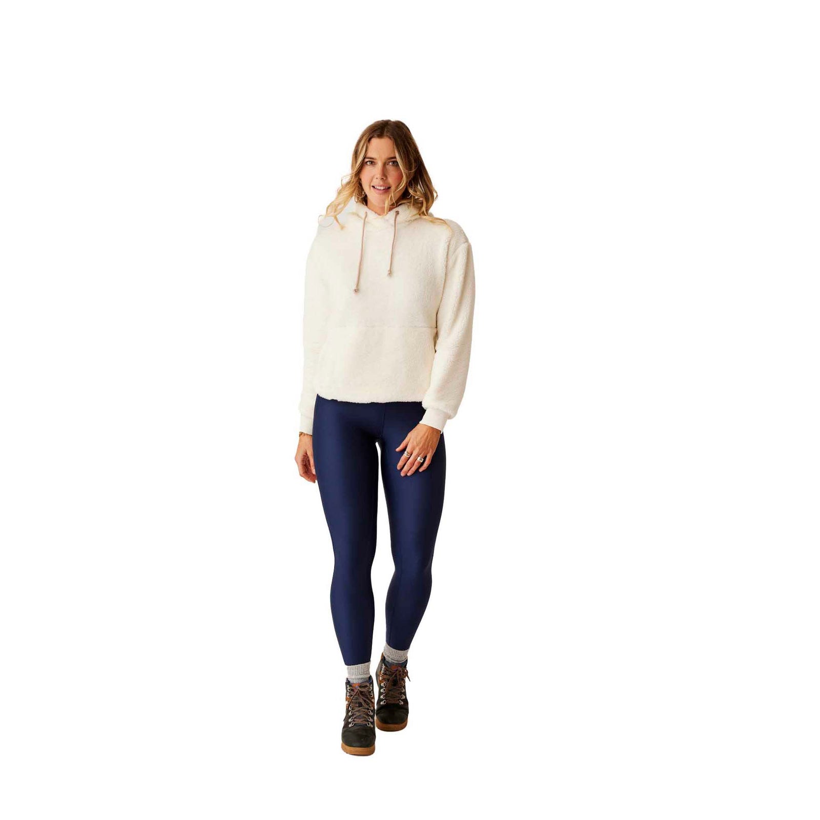 Cave Designs Women's Brie Sherpa Hoodie 2024 BIRCH