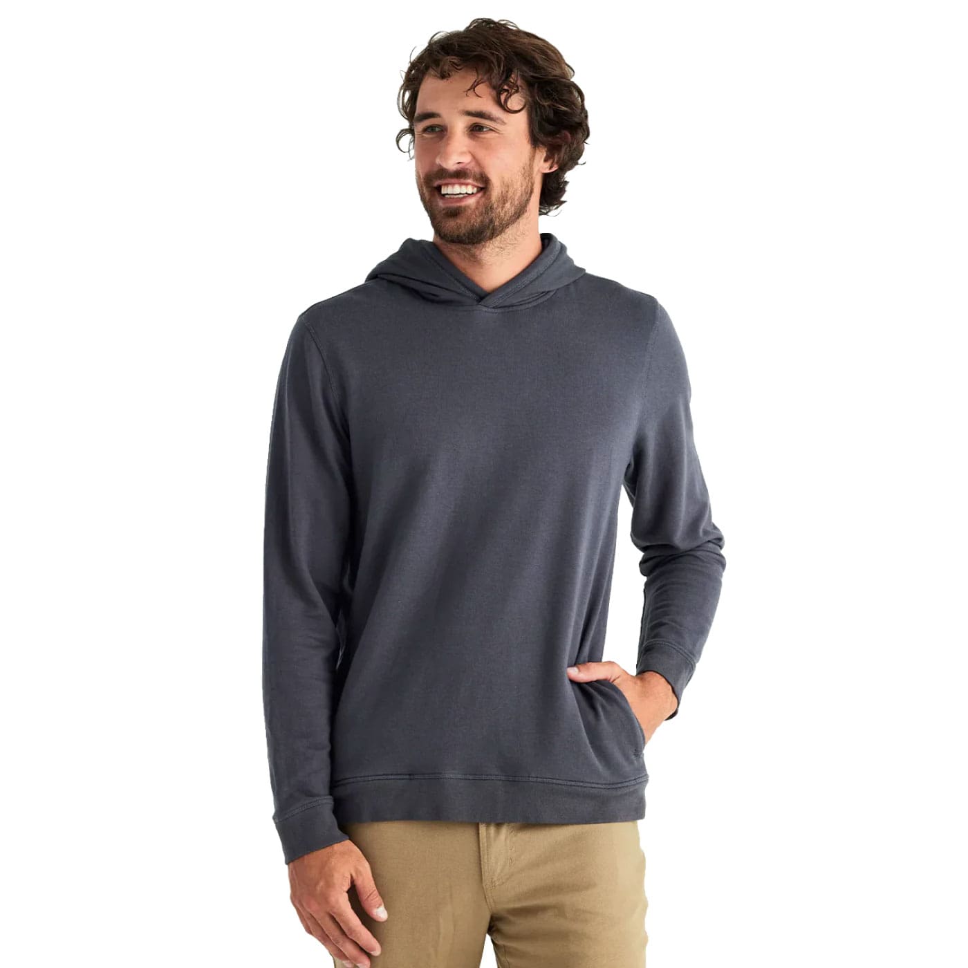 Free Fly Men's Bamboo Heritage Fleece Hoody 2023 GRAPHITE