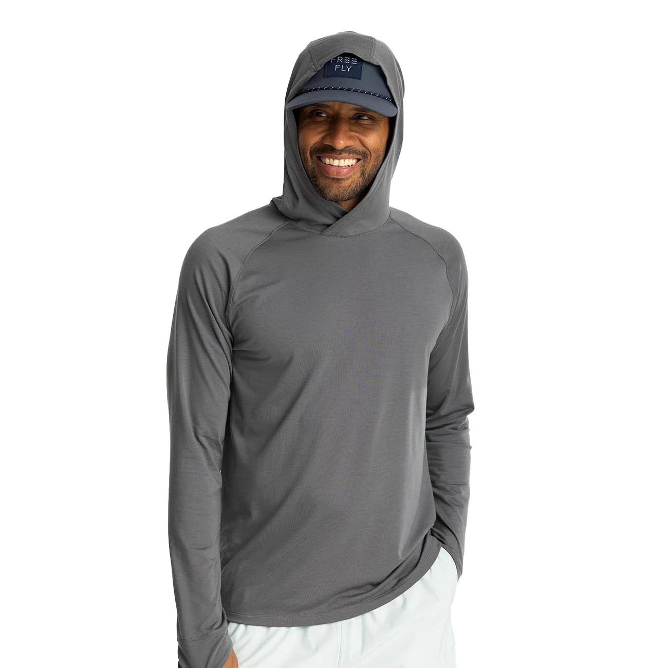 Free Fly Men's Elevate Hoodie 2024 SMOKE