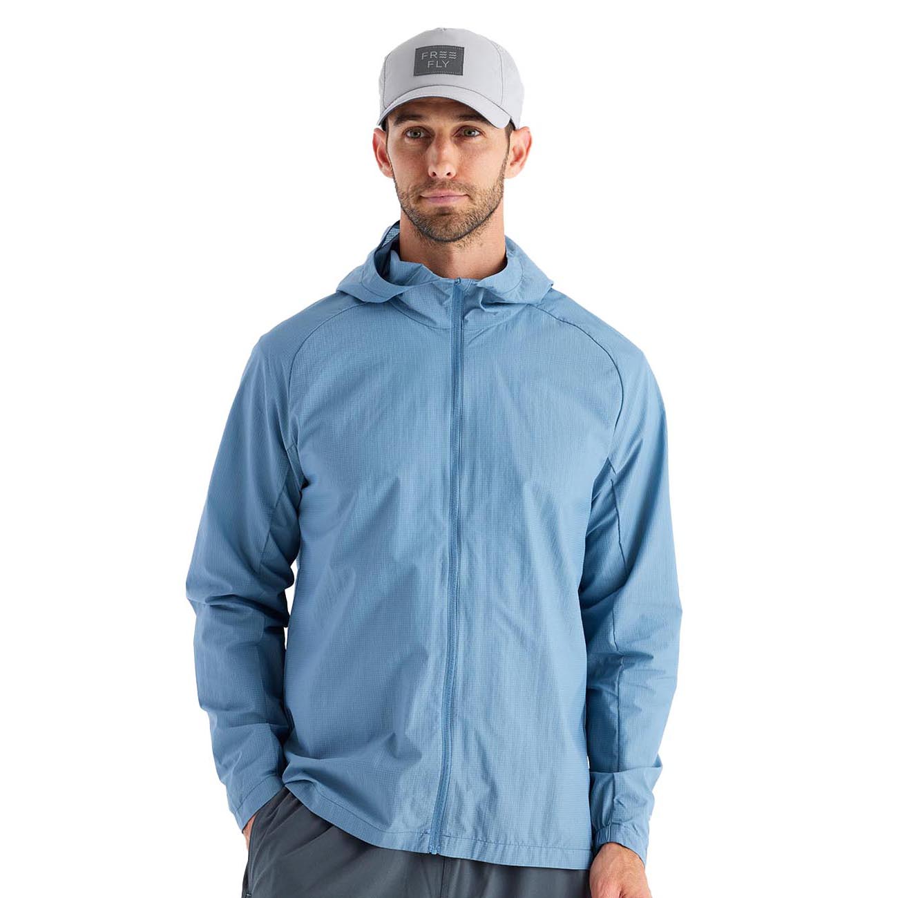 Free Fly Men's Headwind Jacket 2024 BLUE FOG