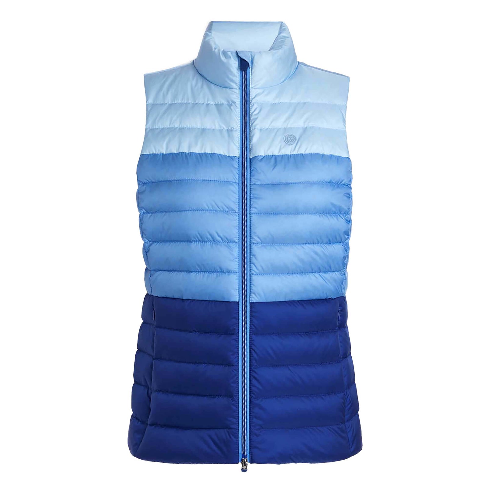 G/Fore Women's Colour Block Lightweight Down Puffer Vest 2024 BAJA