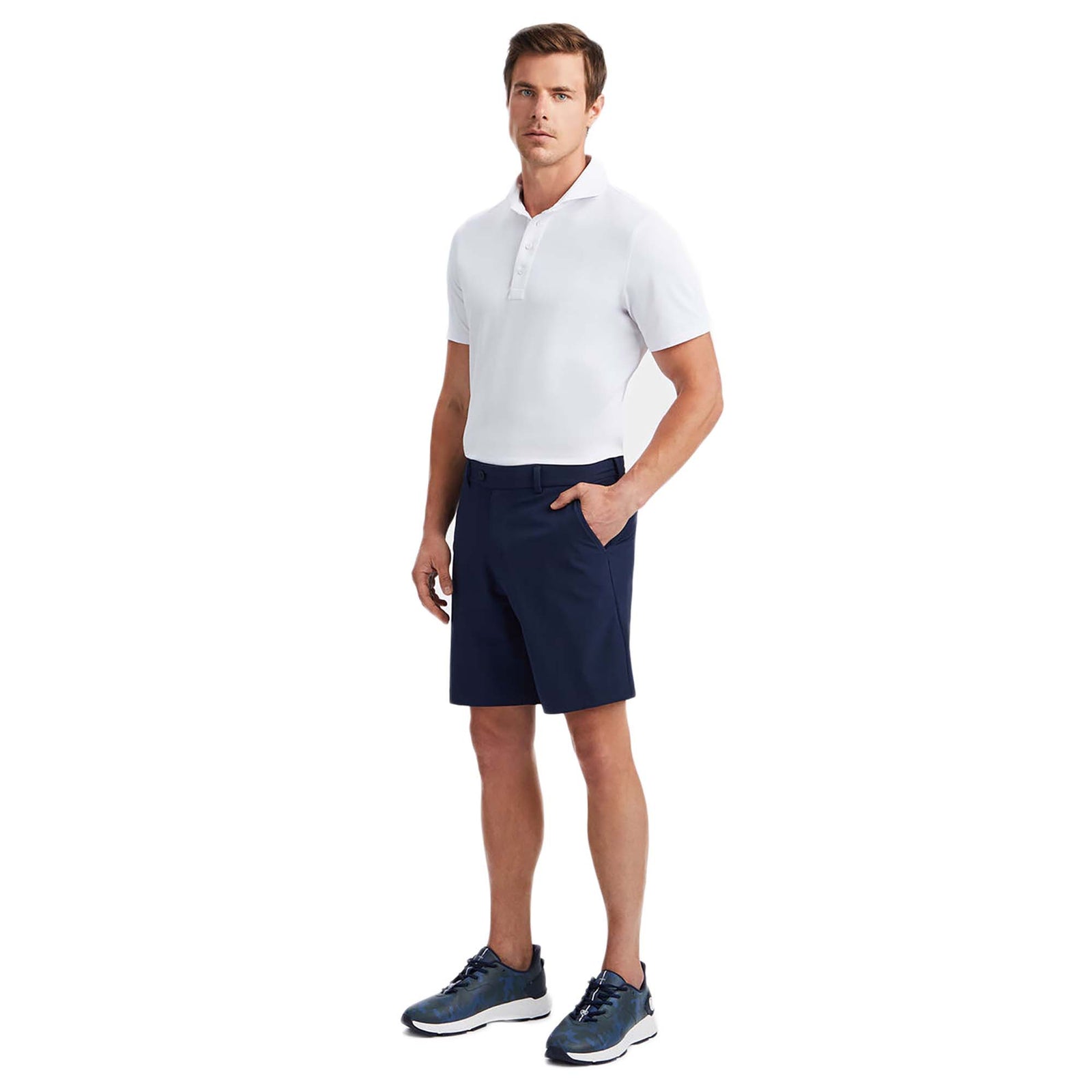 G/Fore Men's Maverick 4-Way Stretch Shorts 8in 2024 