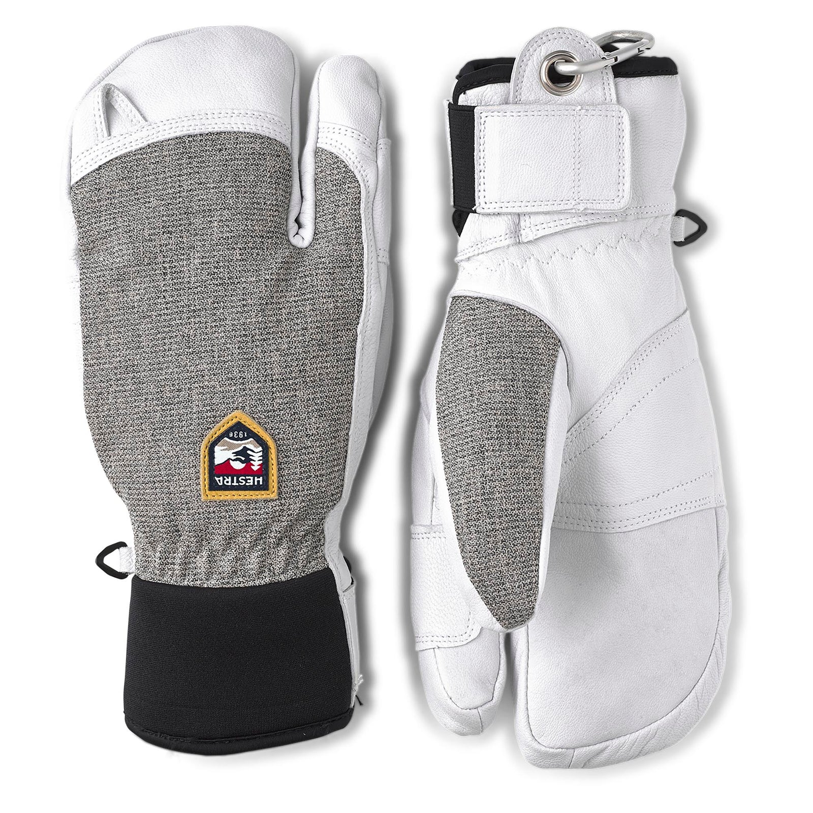 Hestra Army Leather Patrol 3-Finger Glove 2024 LIGHT GREY