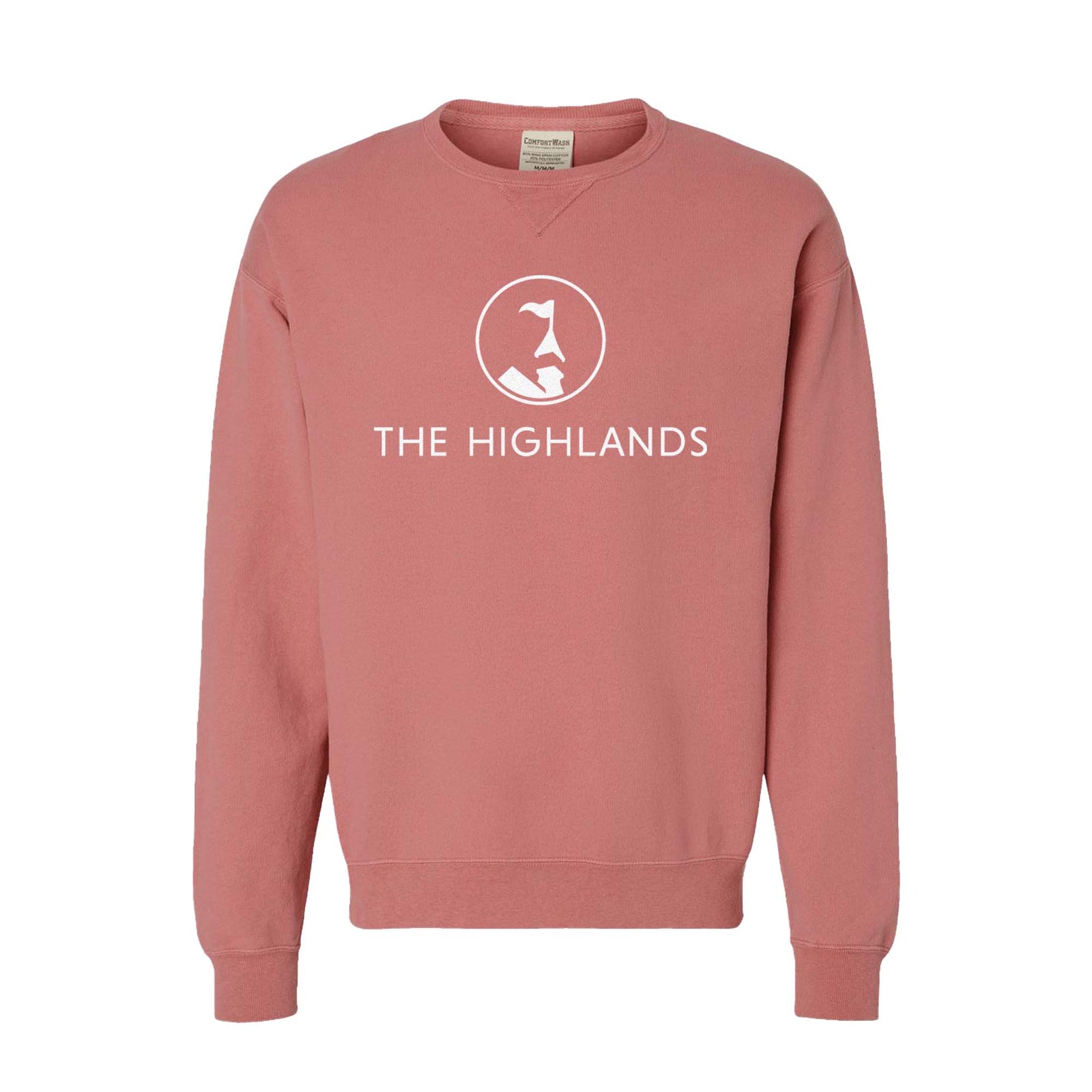 The Highlands Comfort Wash Crew Sweatshirt 2024 MAUVE