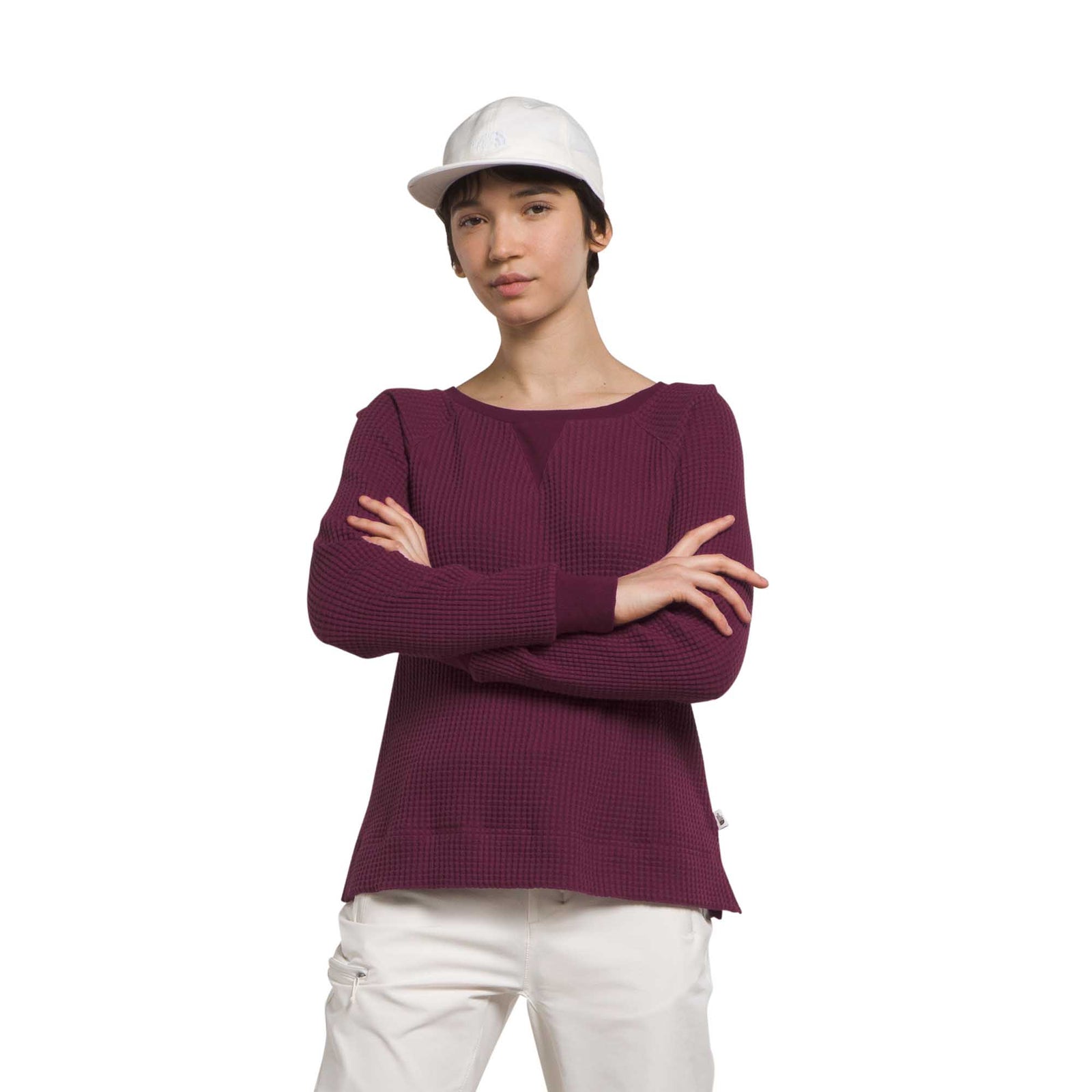 The North Face Women's L/S Chabot Crew 2024 BOYSENBERRY