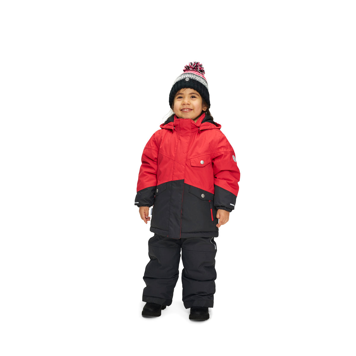 Joua Toddler's Ulula Jacket 2024 TRUE RED/BLACK
