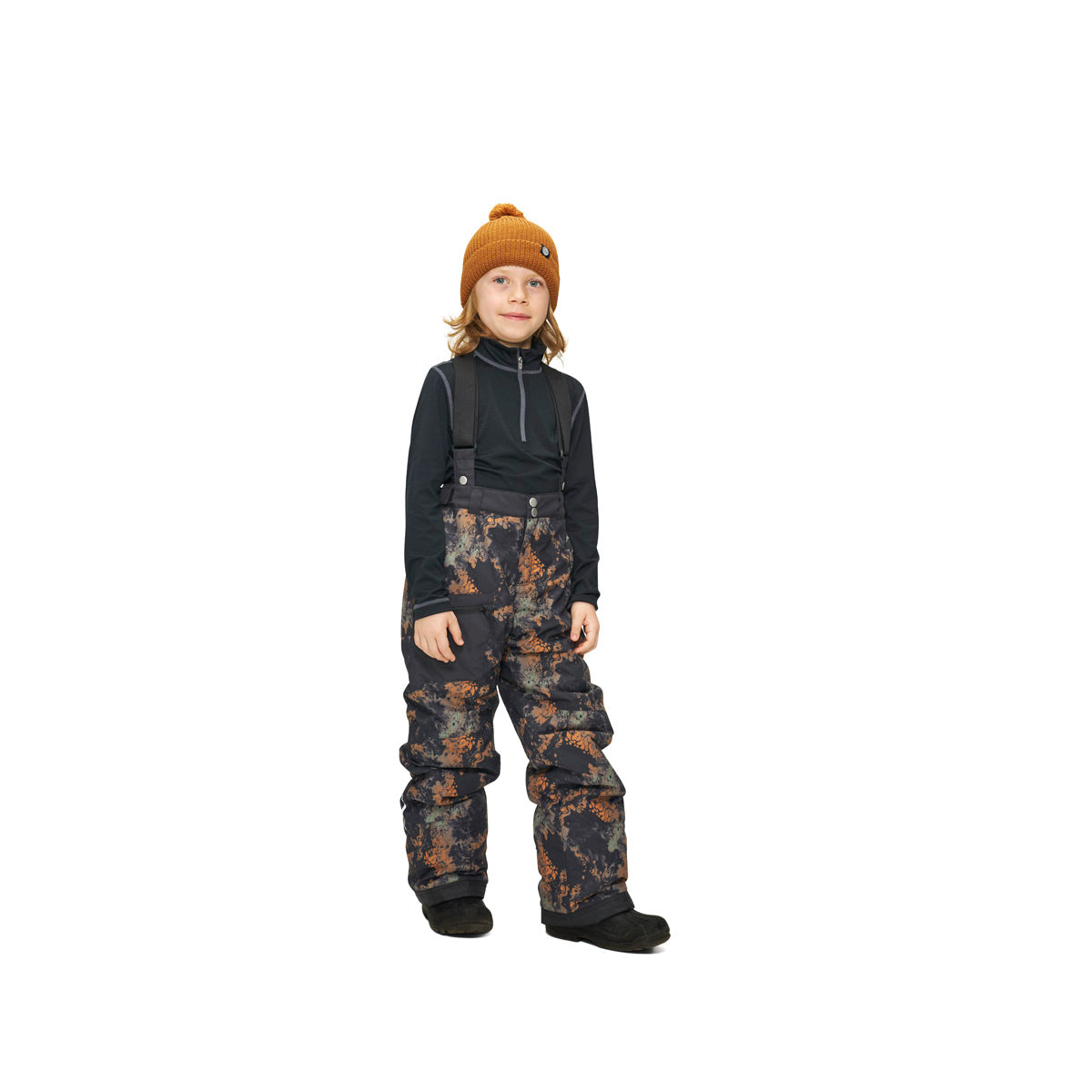 Joua Kid's Otus Pant 2024 P BLACK PRINT ORGANIC