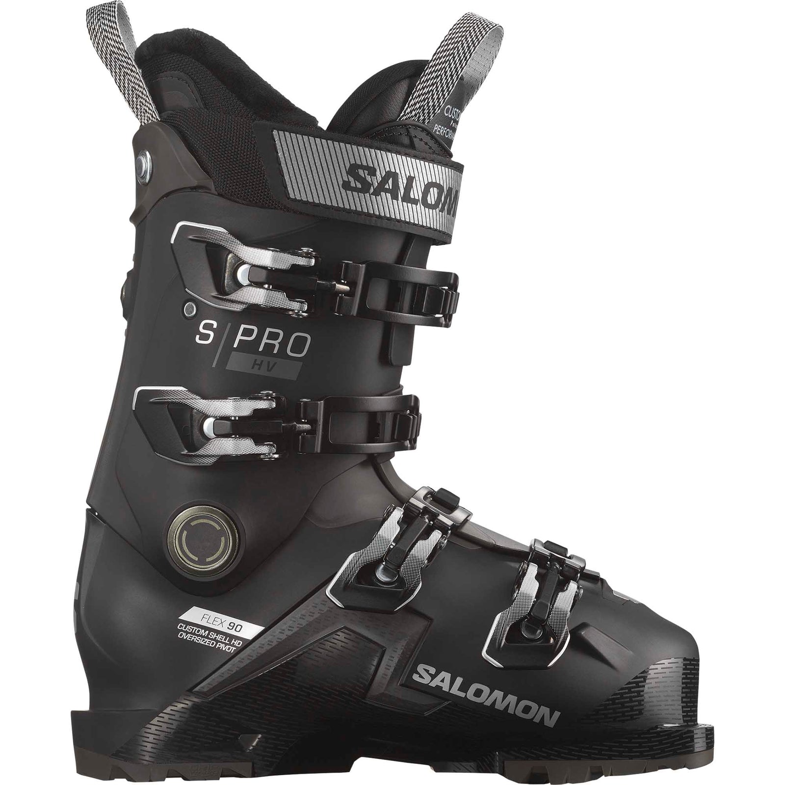 Salomon Women's S/Pro HV 90 Ski Boot 2024 BLACK/ SILVER METALLIC