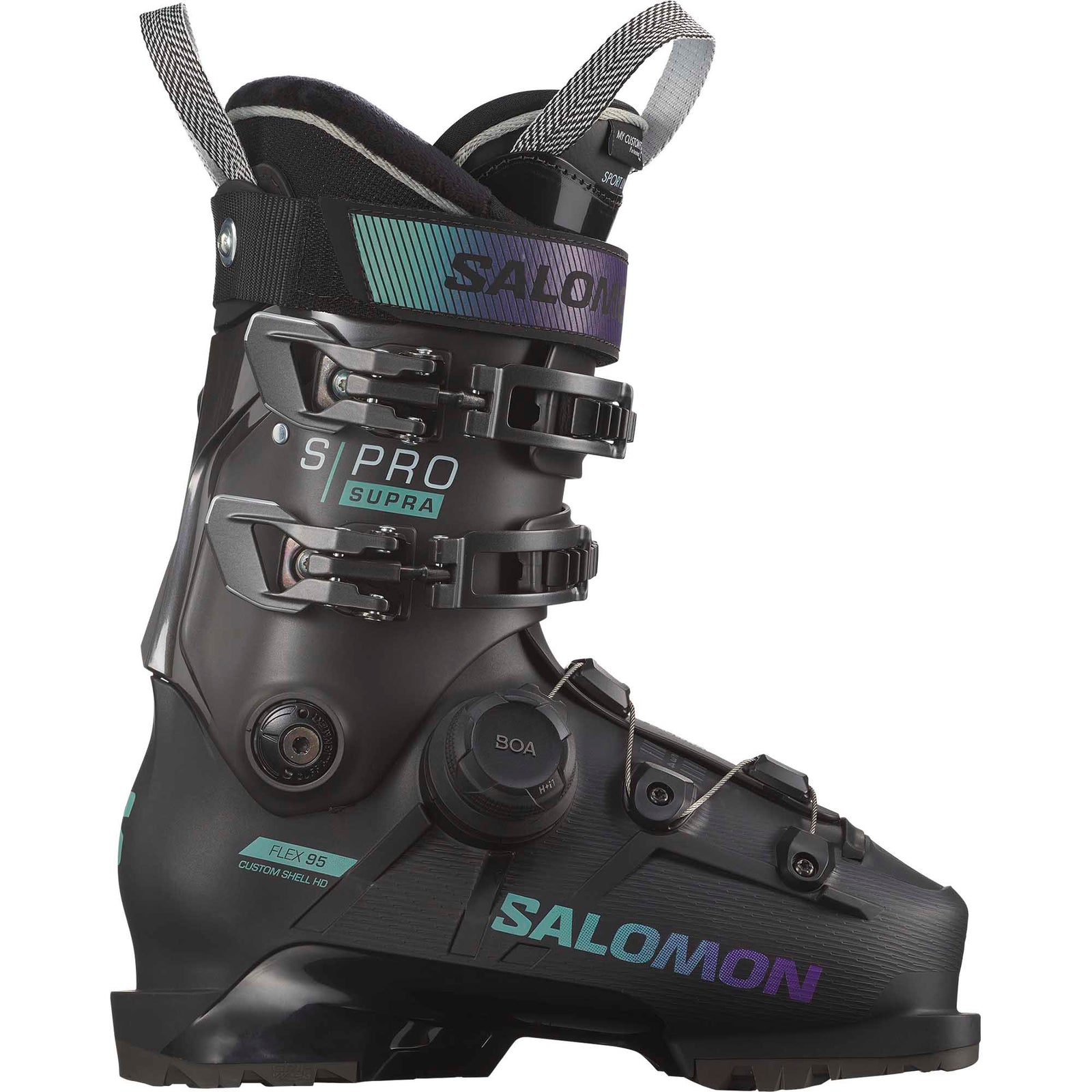 Salomon Women's S/Pro Supra BOA 95 Ski Boot 2024 BLACK/ BELUGA