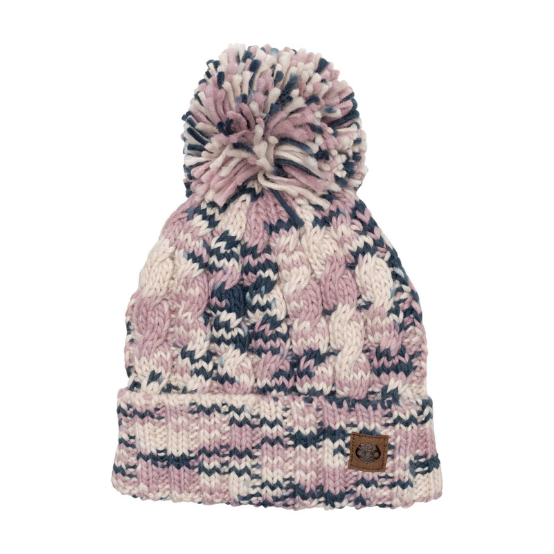 686 Women's Chunky Rib Cuffed Beanie 2024 DUSTY MAUVE