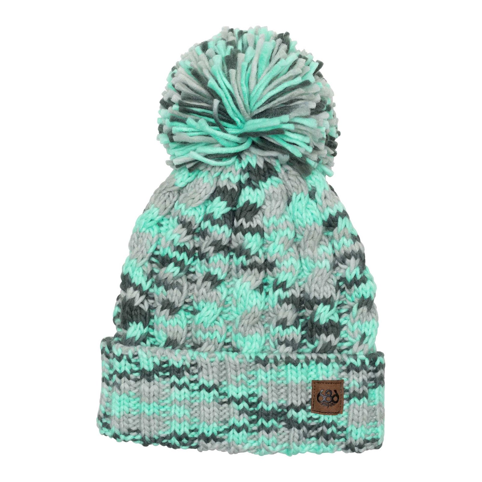 686 Women's Chunky Rib Cuffed Beanie 2024 SPEARMINT