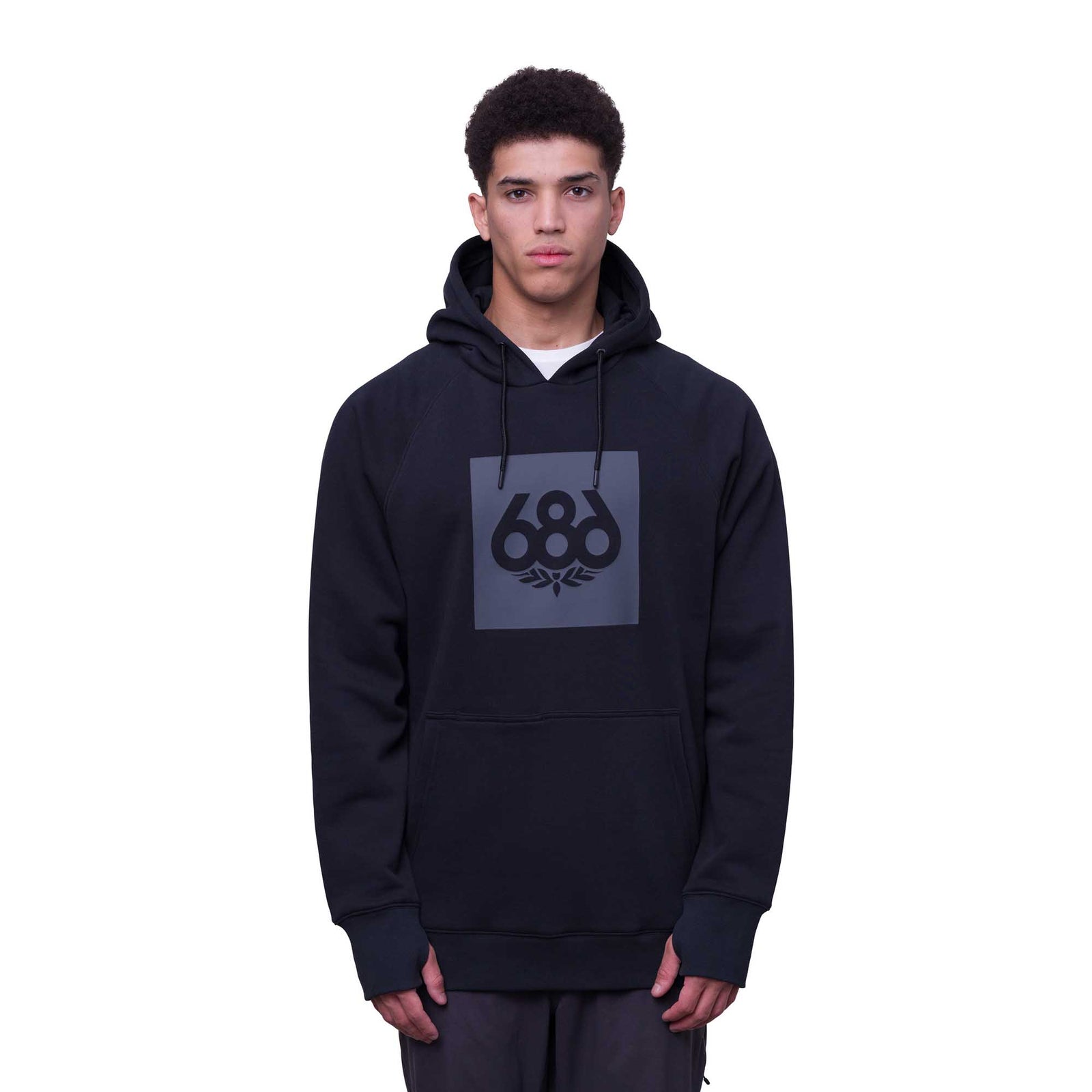 686 Men's Knockout Pullover Hoody 2024 BLACK