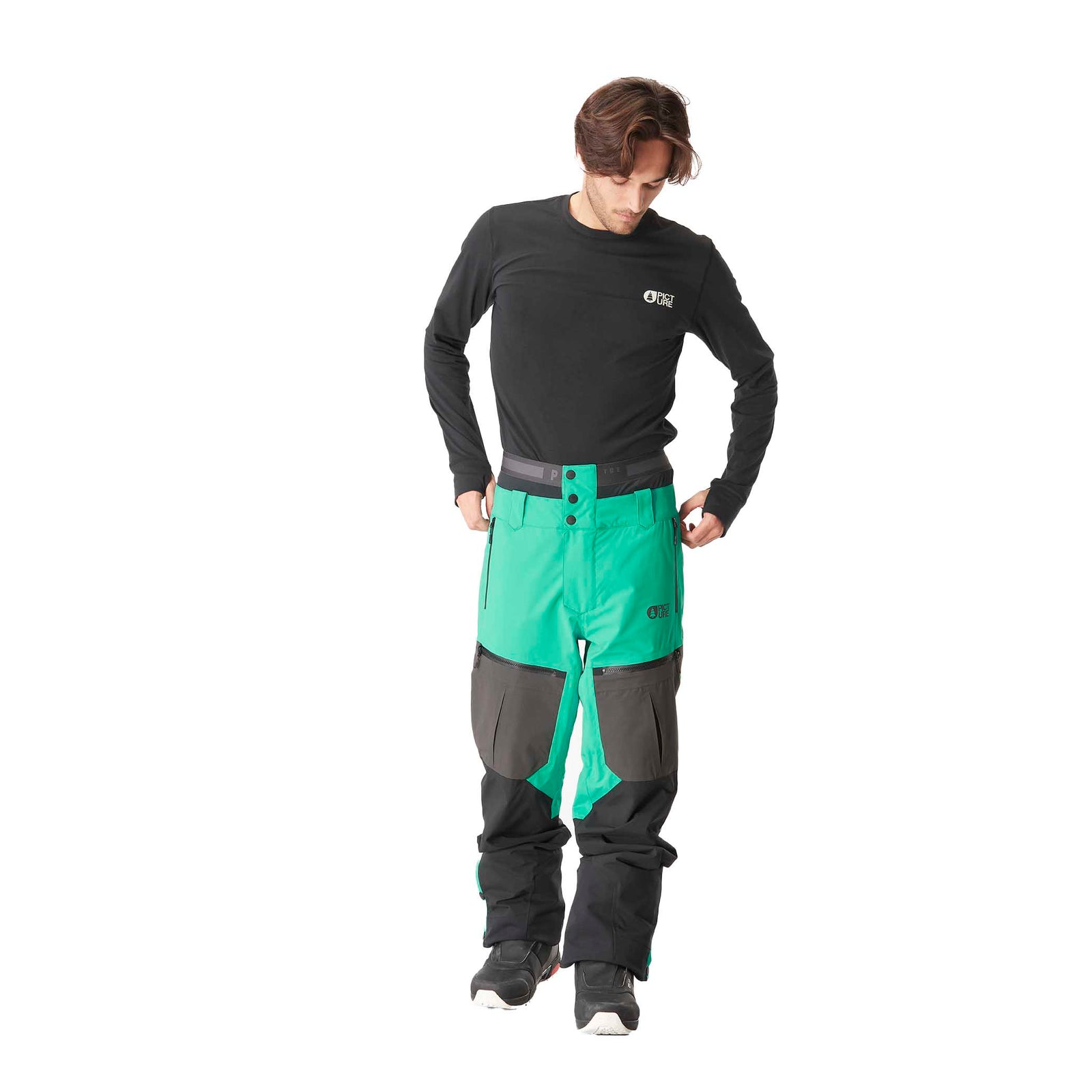 Picture Men's Naikoon Pant 2024 SPECTRA GREEN/BLACK