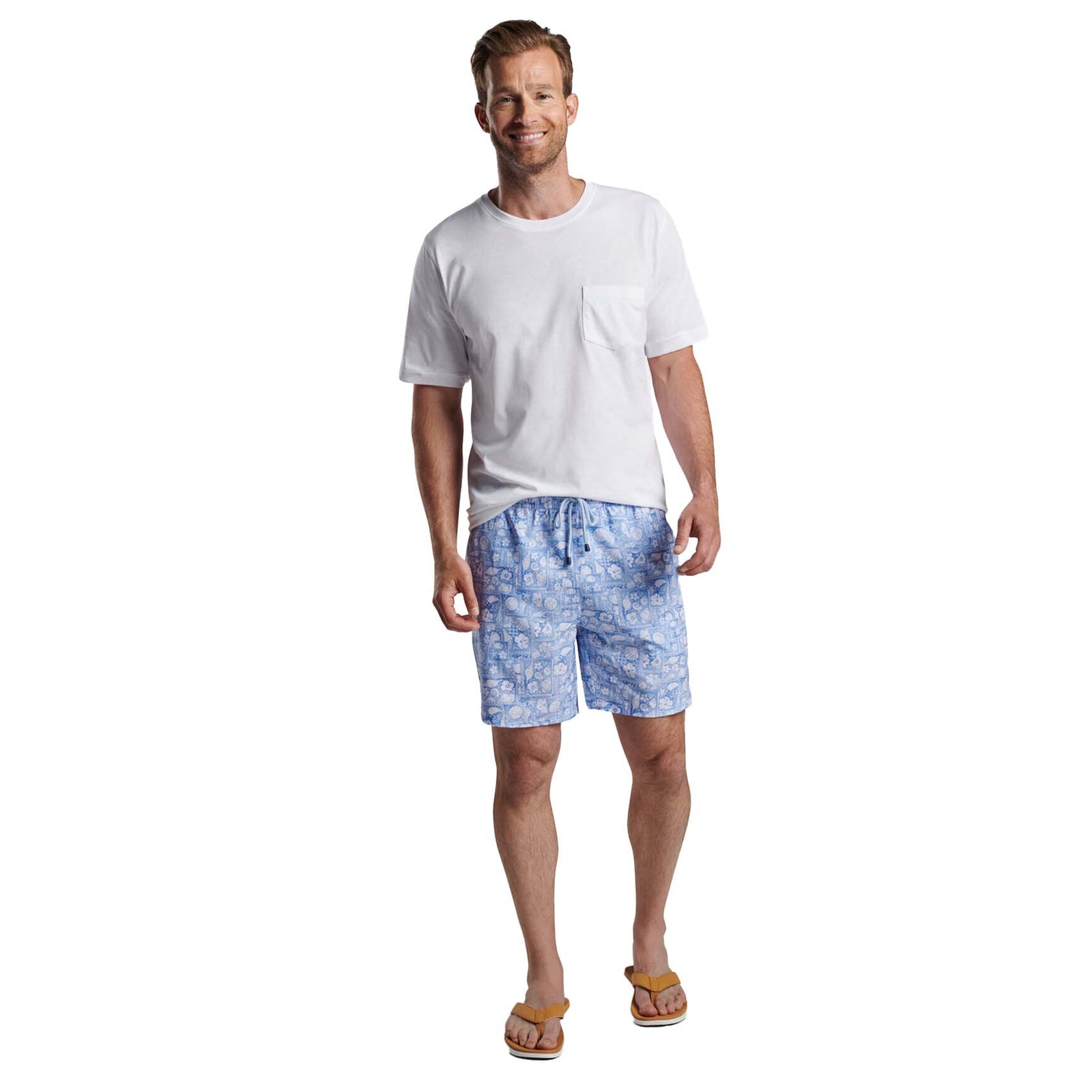 Peter Millar Men's Shell Patchwork Swim Trunk 2024 