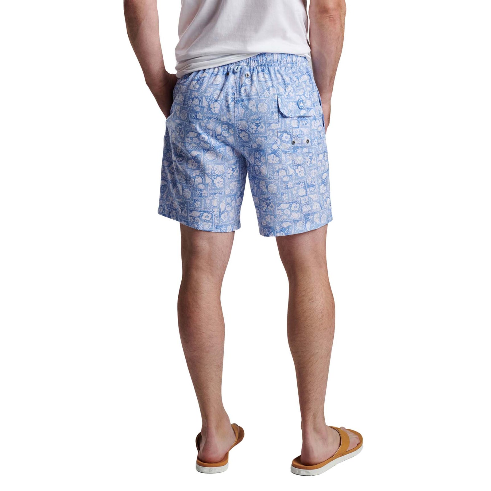 Peter Millar Men's Shell Patchwork Swim Trunk 2024 