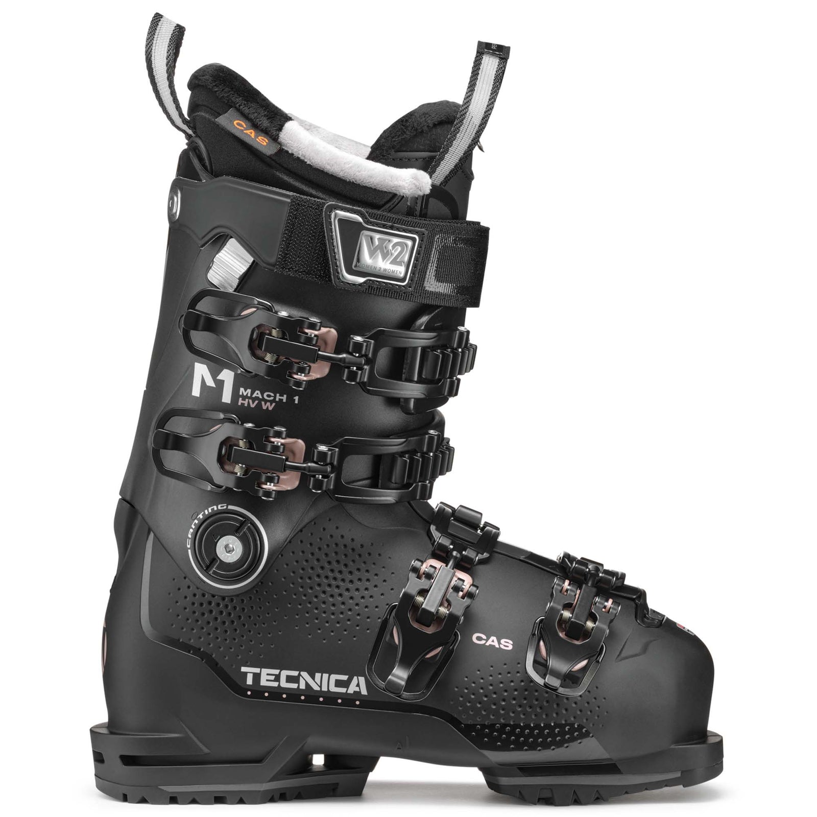 Tecnica Women's Mach1 HV 105 Ski Boot 2024 BLACK